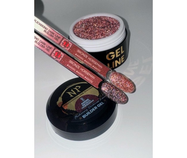 FLICKERING DARK LINE BUILDER GEL - BRONZE HORSEMAN 50ml